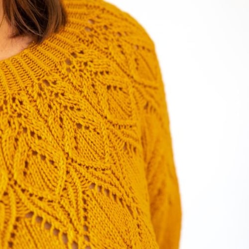 Giallo Sweater - Strikkeopskrift PDF Dansk fra AmalieDiKnit