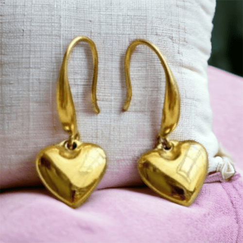 Love heart hoops - vandfast fra Secret og beauty ApS 