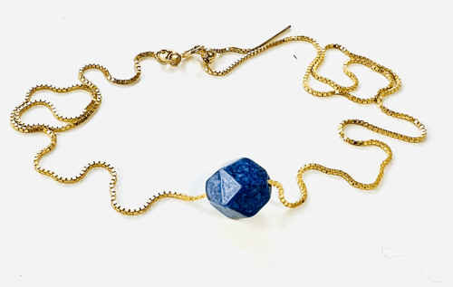 Lapis Lazuli star Cut- vedhæng fra BeYou Crystals 