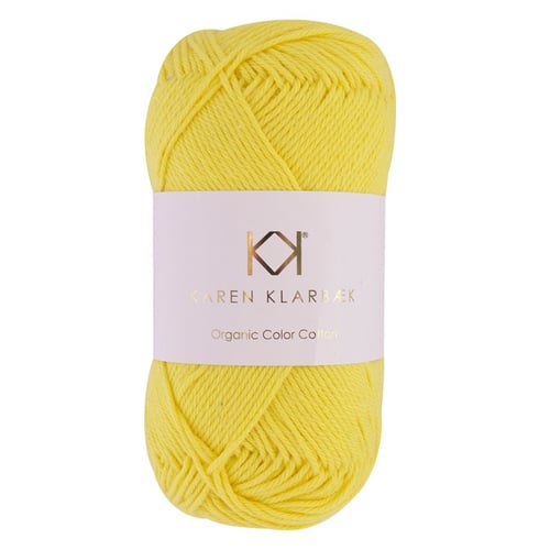 8/4 Sunshine - KK Organic Color Cotton økologisk bomuldsgarn fra Karen Klarbæk fra kastanja.dk