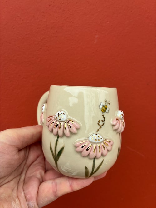 Lille blomsterkop med guld - FORUDBESTILLING fra Mille Design