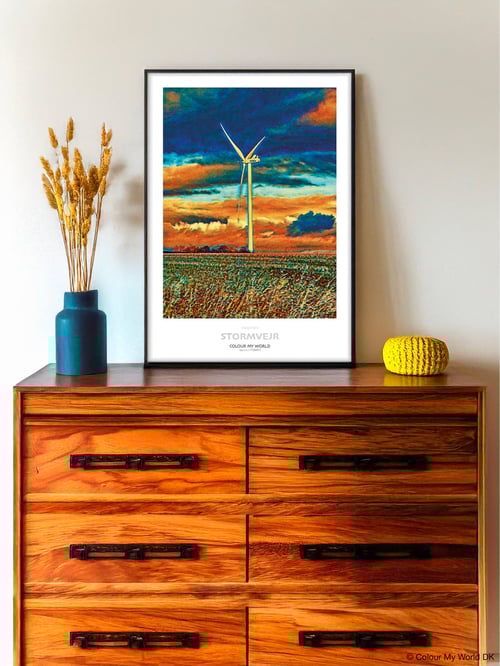 Stormvejr - Holstebro-Struer - A3 fra Colour My World DK