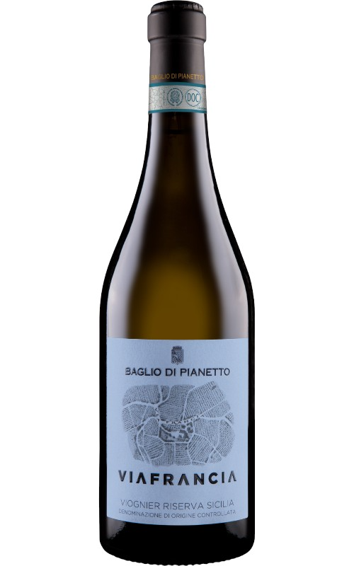 2020 Viafrancia Bianco Sicilia DOC Viognier, Baglio di Pianetto fra HvidvinsSpecialisten