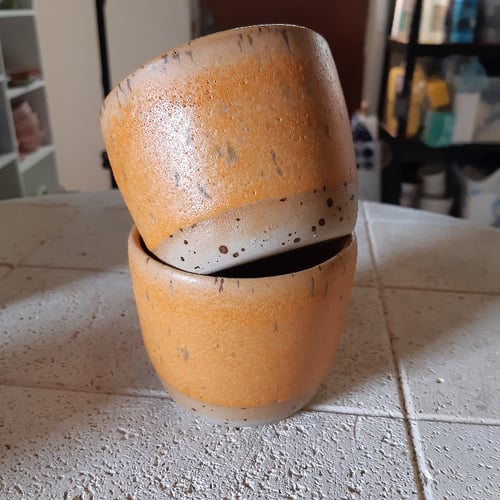 Kop uden hank mat orange