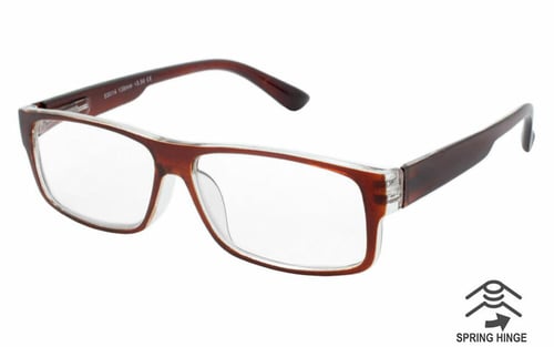 Flot orangebrun brille fra Accessories.dk