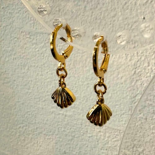 Muslinge øreringe fra bymunk Jewellery