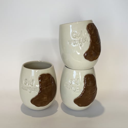 Crossaint kop ‘Godmorgen’ 300ml