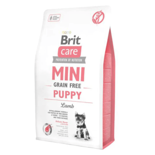 Brit Care Mini Grain Free Puppy (Rosa) fra Thy Horses