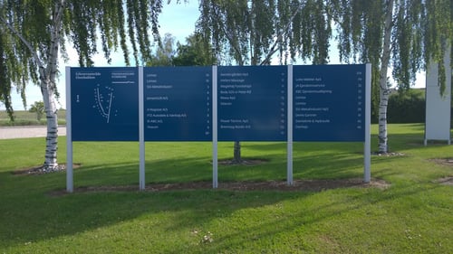 Standerskilt - SAFARIE fra Høyer Skilte & Design