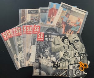 Vintage blade til collage - Produkt nr. 19