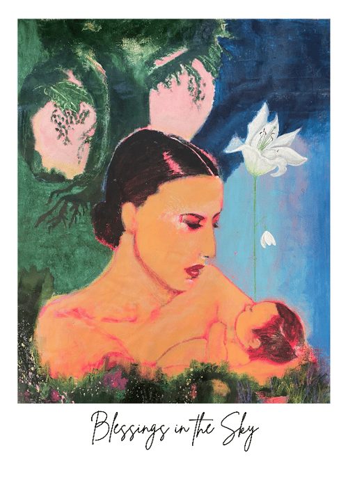 Blessings in the Sky A3 fra Nanna Andersen Art (InnerConnection)