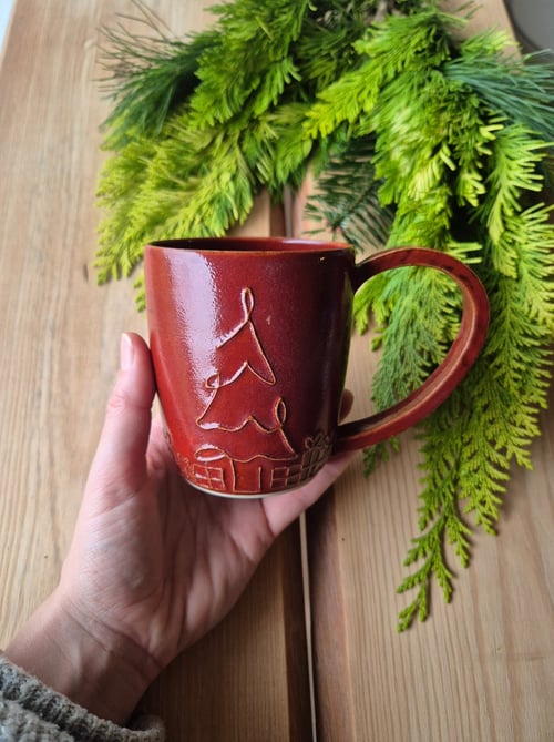 Julekop med juletræ