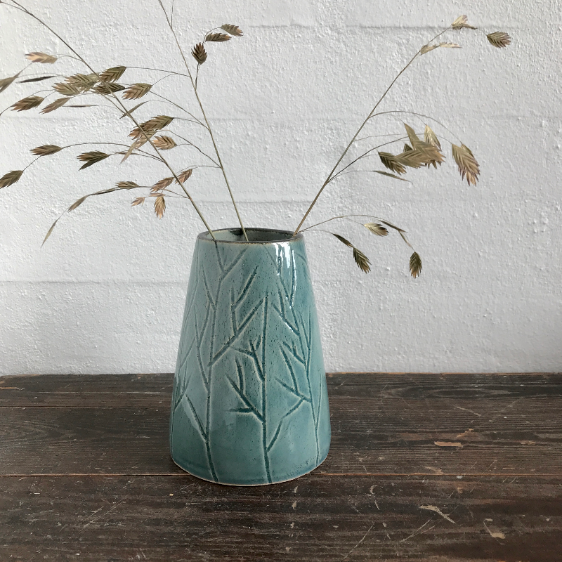 Vase, Lys himmelblå - billede 1