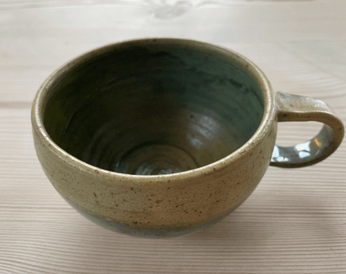 Stor the & Suppekop matgrøn Ø = 11,5 cm h = 7 cm