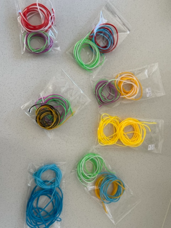 Maske-wire - poser med 2 stk. 2 mm (p 3-5) og 2 stk. 3mm (p.5-10) - billede 1