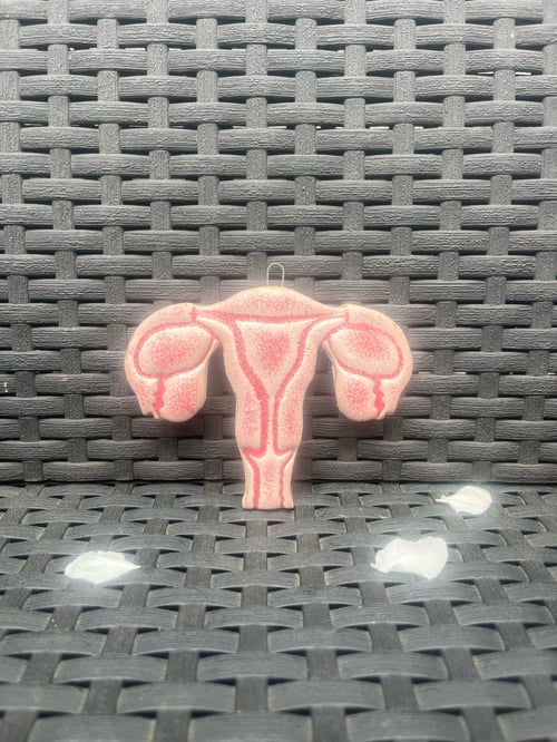 Livmoder vægophæng fra Lerværkstedet Broby