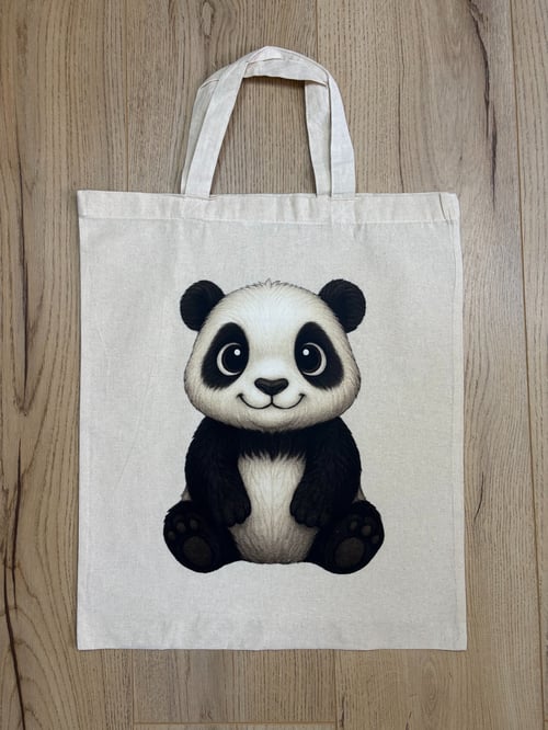 Mulepose - Panda fra DTF-Tryk
