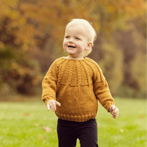 Its a knit sweater - Børn -Strikkeopskrift (dansk PDF) fra AmalieDiKnit