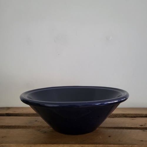 Mørkeblå Keramikskål Ø26 - Svensk vintagefund
