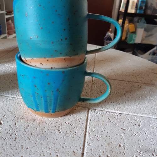 Kopper Tyrkisblå mat lava