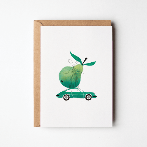 Porsche med pære – kort fra Pi Vielsted