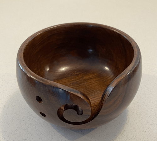 Garn Bowle i Sheesham træ (indisk palisander) lille (Ø: 15 *8,75 cm) - Produkt nr. 146