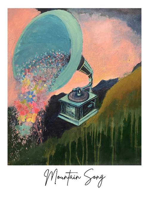 Mountain Song A3  fra Nanna Andersen Art (InnerConnection)