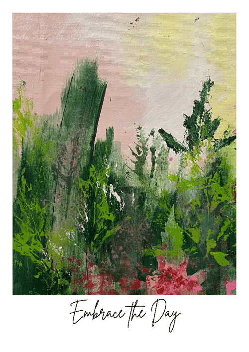 Embrace the Day A3 fra Nanna Andersen Art (InnerConnection)