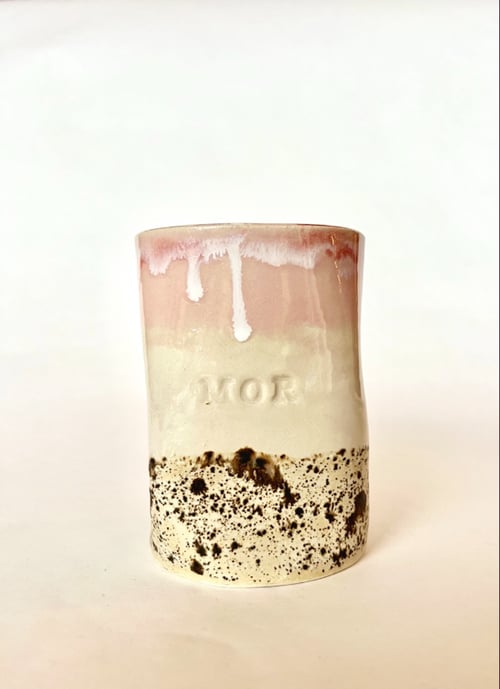 Klemmekop - Mor - Lyserød/Creme/Brun