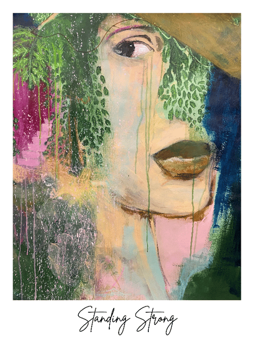 Standing Strong A3 fra Nanna Andersen Art (InnerConnection)