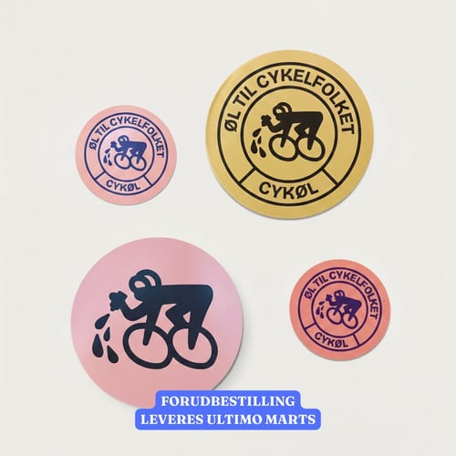 CYKØL klistermærkesæt (4 stk.) fra CYKØL