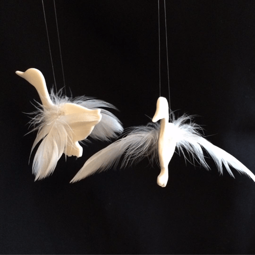 Gæs fra Marie Langaa Keramik