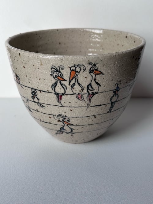 Skål med fugle fra Louise Hausgaard
