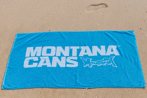 Montana Cans Beach Towel