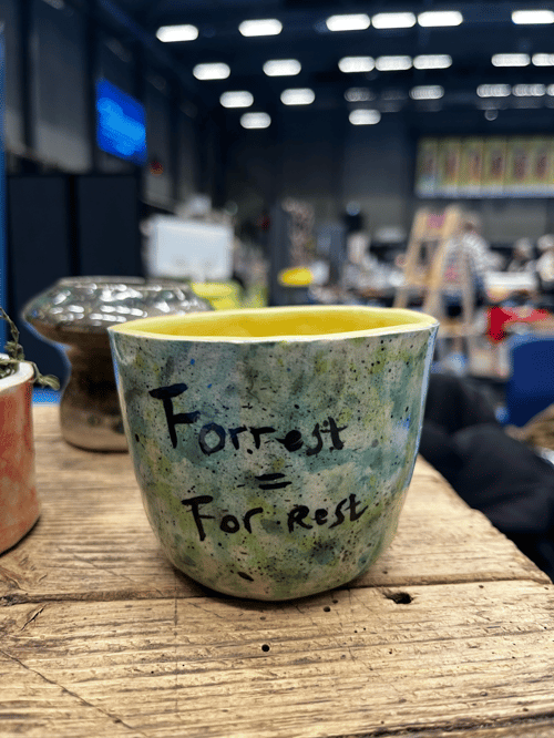 Forrest = for rest kop