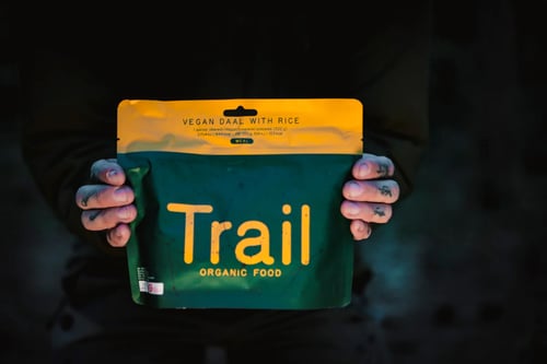 TRAIL - Organic Food - Vegan daal with rice fra Basecamp North Shop