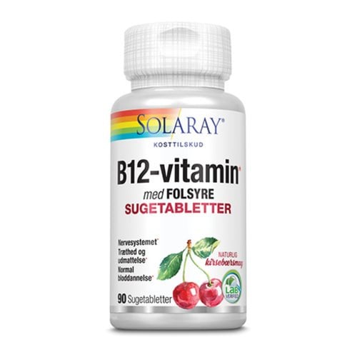 B12 vitamin med folsyre fra HelseSpirit