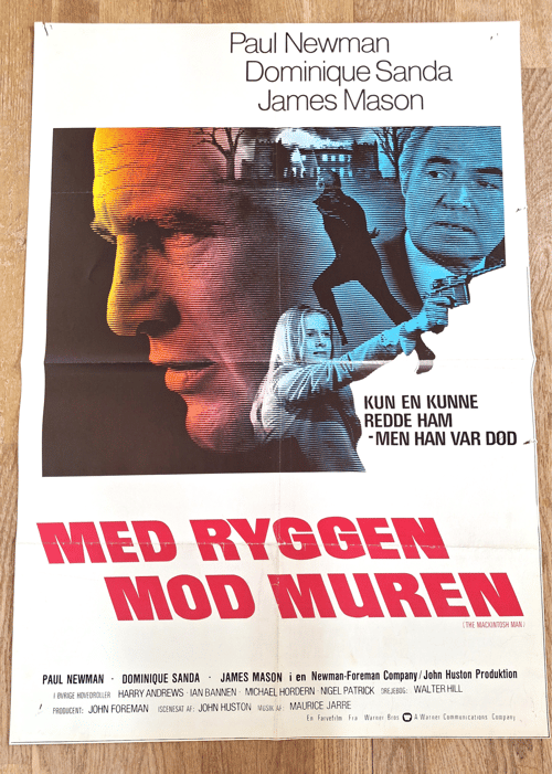 Med ryggen mod Muren - The Macintosh man fra Originalefilmplakater