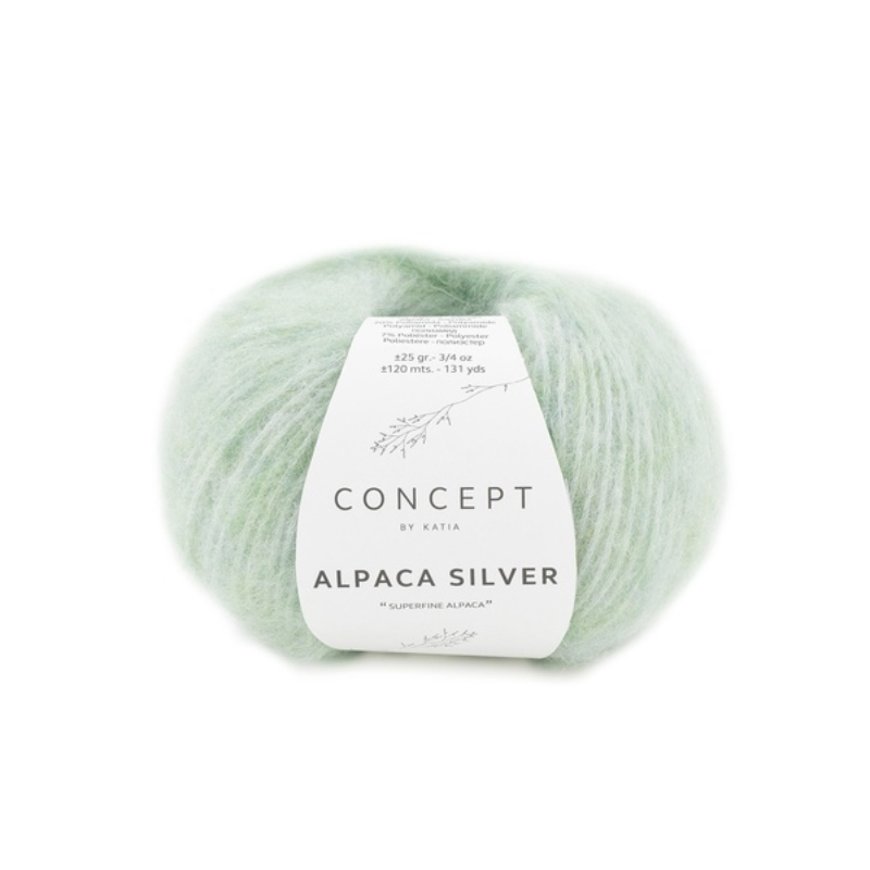 Alpaca Silver: Lækker alpakka med diskret glimmer - 25 g - billede 13
