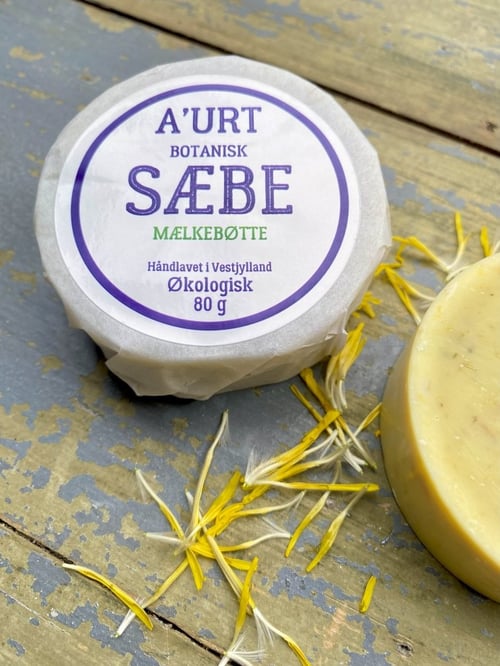 Botanisk sæbe – mælkebøtte  fra A'urt