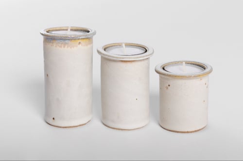 Telys lille/Fire farvenuancer fra Keramoda Lønstrup