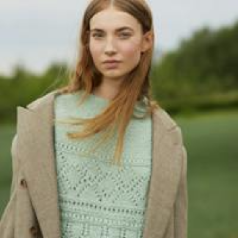 Kit: Mynte sweater i Finuld og Alpaca Silk - billede 2