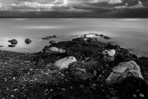 Stilhed før stormen på Roneklint i Præstø fra klee-fotokunst.dk