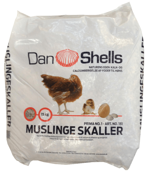 Muslinge Skaller 15 kg.  fra Raunsmed