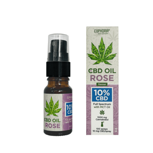 Euphoria 10% CBD Oil Rose fra euphoria