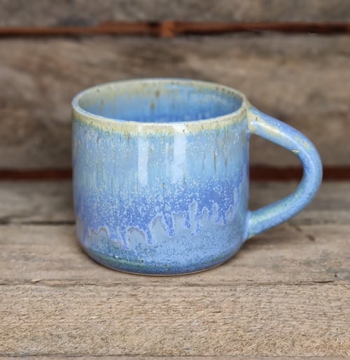 Kop med hank - Blånistret