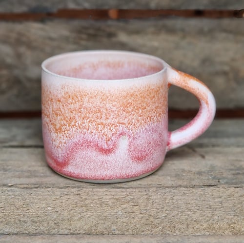 Kop med hank - Gyldne farver