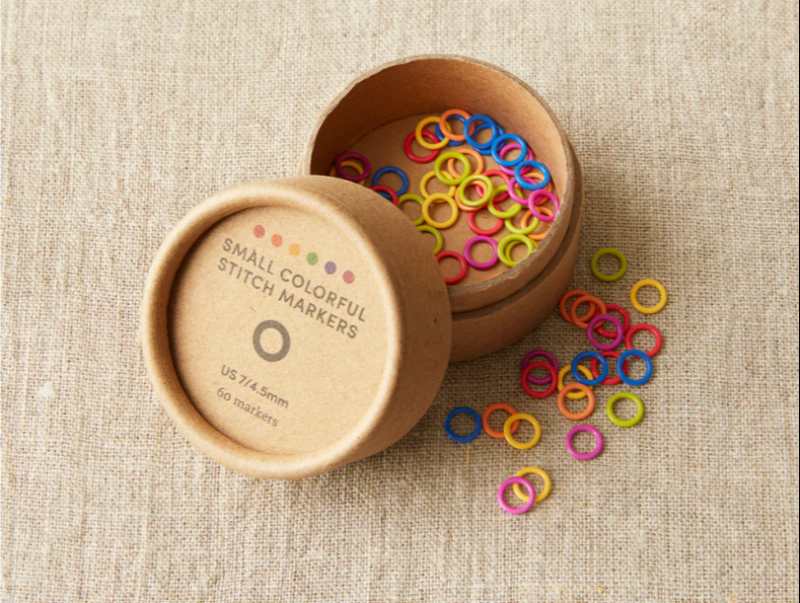 CokoKnits - Colored Ring Stitch Marker, Small - billede 1