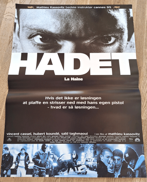 Hadet - La Haine fra Originalefilmplakater