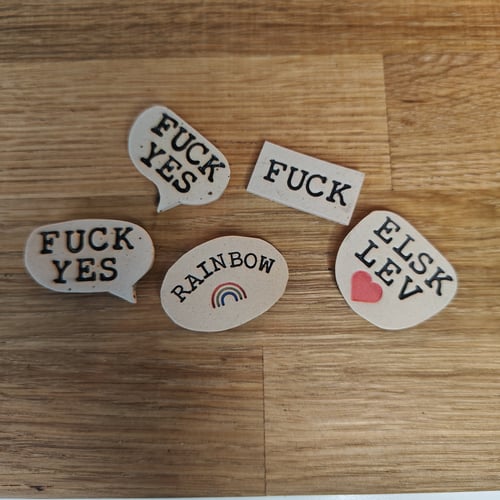 Magneter  fra Jo keramik 